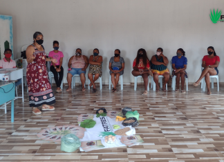 Oficina sobre Cadernetas Agroecológicas em Cajueiro Grande